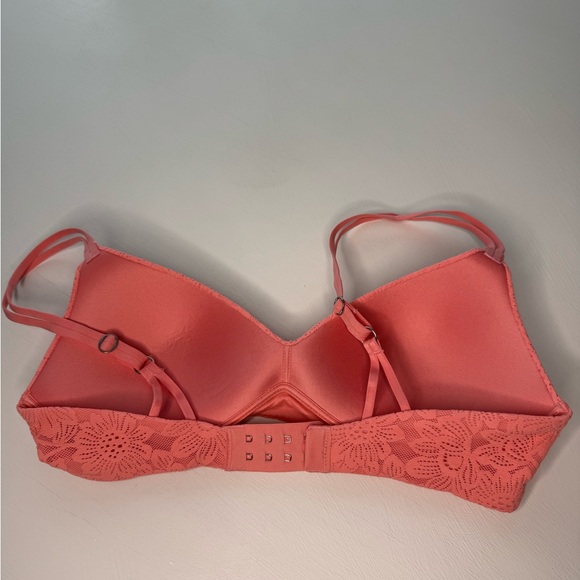 Aerie Sunnie Wireless Push Up Bra in Warm Coral - Picture 5 of 7